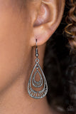 Paparazzi “REIGNed Out” Black Earrings - Glitzygals5dollarbling Paparazzi Boutique 