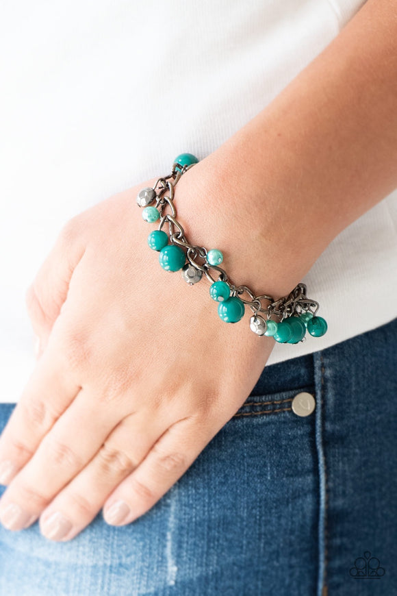 Paparazzi “Hold My Drink” Green Bracelet - Glitzygals5dollarbling Paparazzi Boutique 