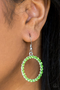 Bubblicious - Green Paparazzi Earrings - Glitzygals5dollarbling Paparazzi Boutique 