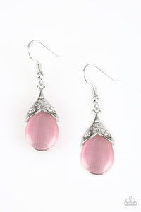 Paparazzi Spring Dew Pink Moonstone Earrings - Glitzygals5dollarbling Paparazzi Boutique 