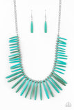 Paparazzi Out of My Element Blue Turquoise Life of the Party Exclusive Necklace - Glitzygals5dollarbling Paparazzi Boutique 