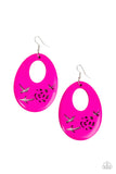 Paparazzi Earrings ~ Home TWEET Home Pink - Glitzygals5dollarbling Paparazzi Boutique 