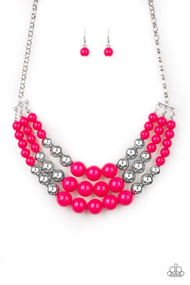 Paparazzi Dream Pop Pink Necklace - Glitzygals5dollarbling Paparazzi Boutique 