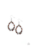 Paparazzi Crushing Couture - Multi Rhinestones - Earrings - Glitzygals5dollarbling Paparazzi Boutique 