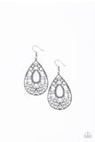 Paparazzi Modern Garden White Earrings - Glitzygals5dollarbling Paparazzi Boutique 