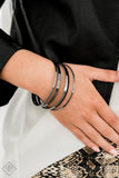 Paparazzi Ensnared Exclusive Black Bracelet - Glitzygals5dollarbling Paparazzi Boutique 