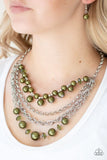 Rockin’ Rockette Green ~ Paparazzi Necklace - Glitzygals5dollarbling Paparazzi Boutique 