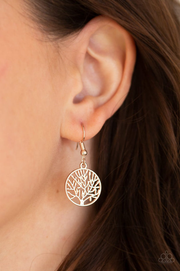 Paparazzi Save The Trees - Rose Gold - Tree of Life Necklace & Matching Earrings - Glitzygals5dollarbling Paparazzi Boutique 