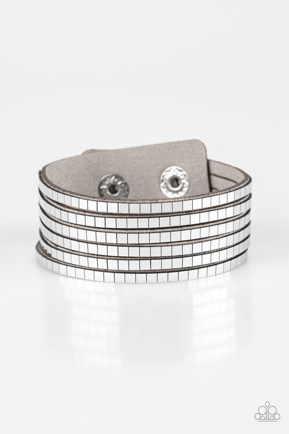 Paparazzi Disco Dazzle Silver Urban Bracelet - Glitzygals5dollarbling Paparazzi Boutique 