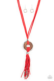 ARTISANS and Crafts Red ~ Paparazzi Necklace - Glitzygals5dollarbling Paparazzi Boutique 