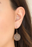 Paparazzi Seeking Star Lillies Copper Earrings - Glitzygals5dollarbling Paparazzi Boutique 