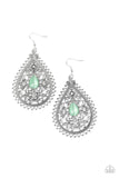 Paparazzi Eden Glow Green Earrings - Glitzygals5dollarbling Paparazzi Boutique 