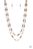 Paparazzi Essentially Earthy - Copper - Necklace & Earrings - Glitzygals5dollarbling Paparazzi Boutique 