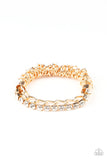Paparazzi Glamour Grid Gold Bracelet - Glitzygals5dollarbling Paparazzi Boutique 