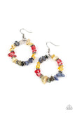 Going for Grounded - multi - Paparazzi earrings - Glitzygals5dollarbling Paparazzi Boutique 