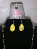Vacay Mode Yellow Paparazzi Necklace - Glitzygals5dollarbling Paparazzi Boutique 