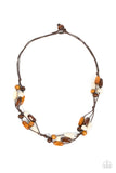 Outback Epic Brown ~ Paparazzi Necklace - Glitzygals5dollarbling Paparazzi Boutique 