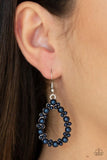 Paparazzi Pearl Spectacular - Blue Pearls - Silver Teardrop - Earrings - Glitzygals5dollarbling Paparazzi Boutique 