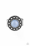 Paparazzi Treasure Chest Shimmer - Blue Ring - Glitzygals5dollarbling Paparazzi Boutique 