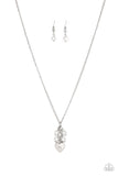 Pop It and Locket White ~ Paparazzi Necklace - Glitzygals5dollarbling Paparazzi Boutique 