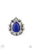 Paparazzi Ring ~ Iridescently Icy - Fashion Fix Nov 2020 - Blue - Glitzygals5dollarbling Paparazzi Boutique 