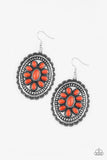 Paparazzi Absolutely Apothecary - Orange Earrings - Glitzygals5dollarbling Paparazzi Boutique 