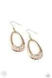 Paparazzi Better LUXE Next Time - Gold Earrings - Trend Blend / Fashion Fix Exclusive - December 2020 - Glitzygals5dollarbling Paparazzi Boutique 