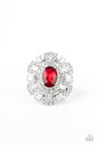 Paparazzi Ring ~ Iceberg Ahead - Red - Glitzygals5dollarbling Paparazzi Boutique 