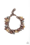 Paparazzi Invest In This - Multi - Faceted Copper, Gold & Silver Beads - Adjustable Bracelet - Glitzygals5dollarbling Paparazzi Boutique 