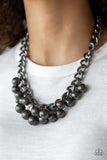 Get Off My Runway - black - Paparazzi necklace - Glitzygals5dollarbling Paparazzi Boutique 