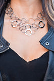 Main Street Mechanics Multi Necklace Fashion Fix - Glitzygals5dollarbling Paparazzi Boutique 