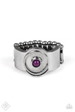 Paparazzi Cant BEAD That! - Purple - Ring - January 2019 Fashion Fix / Trend Blend Exclusive - Glitzygals5dollarbling Paparazzi Boutique 