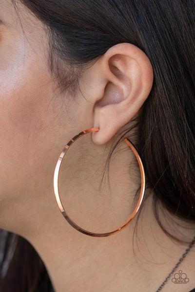 5th Avenue Attitude - copper - Paparazzi earrings - Glitzygals5dollarbling Paparazzi Boutique 