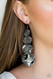 Modern Mecca - black - Paparazzi earrings - Glitzygals5dollarbling Paparazzi Boutique 