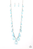 GLOW and Steady Wins the Race - blue - Paparazzi necklace - Glitzygals5dollarbling Paparazzi Boutique 