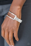 Paparazzi America The BRAVE - Silver Cuff Bracelet - Glitzygals5dollarbling Paparazzi Boutique 