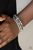 Paparazzi Babe-alicious Silver Bracelet - Glitzygals5dollarbling Paparazzi Boutique 
