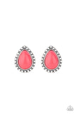 Paparazzi Boldly Beaded - Pink - Teardrop Post Earrings - Glitzygals5dollarbling Paparazzi Boutique 