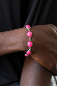 Paparazzi Bracelet ~ Nice Stonework - Pink - Glitzygals5dollarbling Paparazzi Boutique 