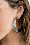 Paparazzi Desert Wanderings Silver Paparazzi Earrings Fashion Fix Exclusive - Glitzygals5dollarbling Paparazzi Boutique 