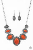 Paparazzi Sierra Serenity - Orange Necklace - Glitzygals5dollarbling Paparazzi Boutique 