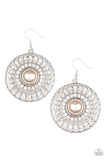 Glorified Glitz Brown ~ Paparazzi Earring - Glitzygals5dollarbling Paparazzi Boutique 