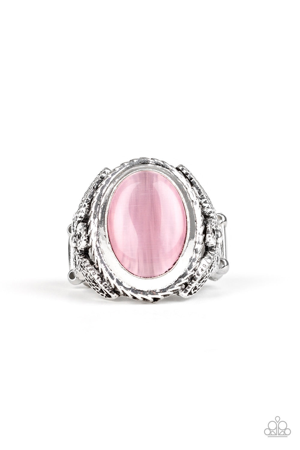 Paparazzi Deep Freeze - Pink Moonstone Ring – Glitzygals5dollarbling ...