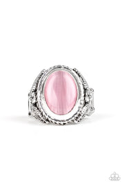 Paparazzi Deep Freeze - Pink Moonstone Ring - Glitzygals5dollarbling Paparazzi Boutique 