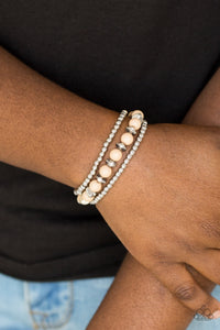 Paparazzi Epic Escape Brown Bracelet - Glitzygals5dollarbling Paparazzi Boutique 