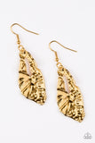 Paparazzi “Cave Cavalier” Gold Earrings - Glitzygals5dollarbling Paparazzi Boutique 