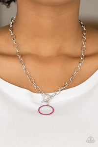 All in Favor Pink Necklace - Glitzygals5dollarbling Paparazzi Boutique 