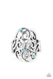Paparazzi Ring ~ FRILL Out! - Blue - Glitzygals5dollarbling Paparazzi Boutique 