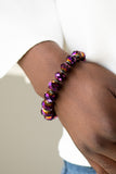 Paparazzi “Beautifully Bewitching” Purple Bracelet - Glitzygals5dollarbling Paparazzi Boutique 