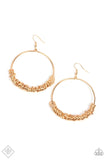 Paparazzi Retro Ringleader - Gold - Earrings - Trend Blend Fashion Fix Exclusive October 2021 - Glitzygals5dollarbling Paparazzi Boutique 
